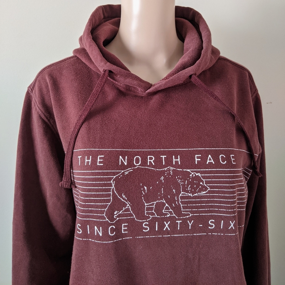 Vintage North Face bear hoodie, men's medium
